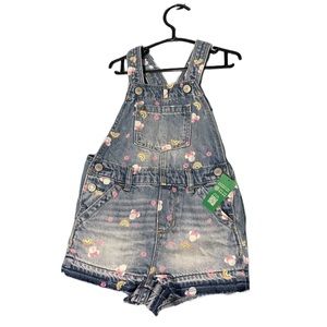 Baby Gap x Disney - Rainbow Print Overall Shorts